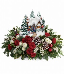 Thomas Kinkade's Country Christmas Homecoming 2015 Cottage Florist Lakeland Fl 33813 Premium Flowers lakeland